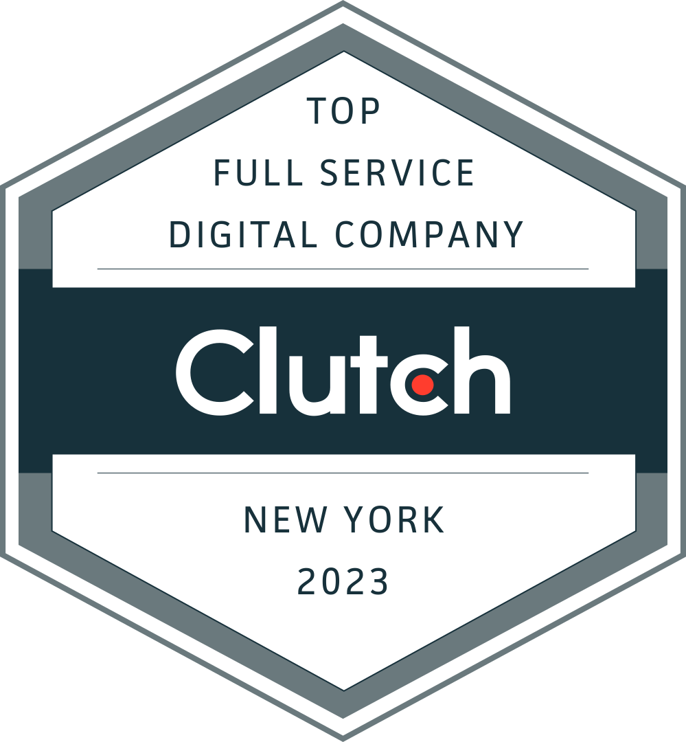 Top Full Service Digital Agency - Clutch Award 2023 Top Full Service Digital Agency - Clutch Award 2023